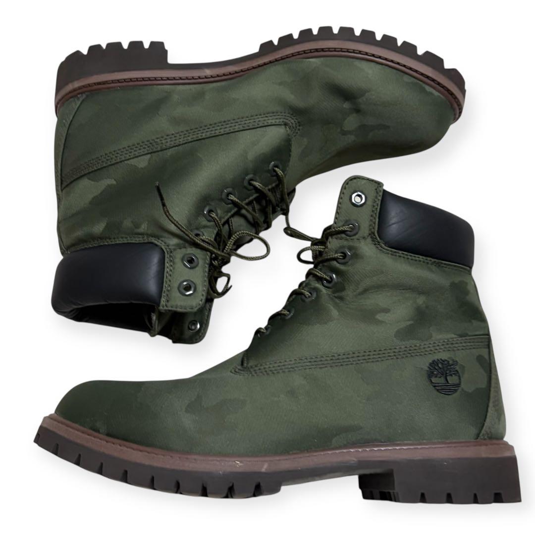 未使用　Timberland ティンバーランド　迷彩ブーツ　カモ柄　ワークブーツ