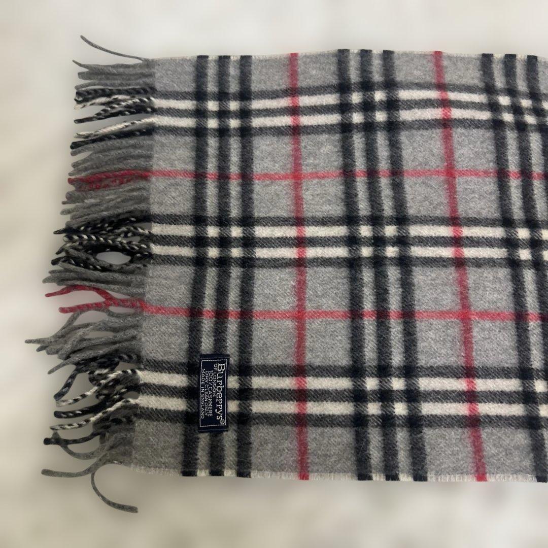 【極美品】Burberrys カシミア100% マフラー ノバチェック