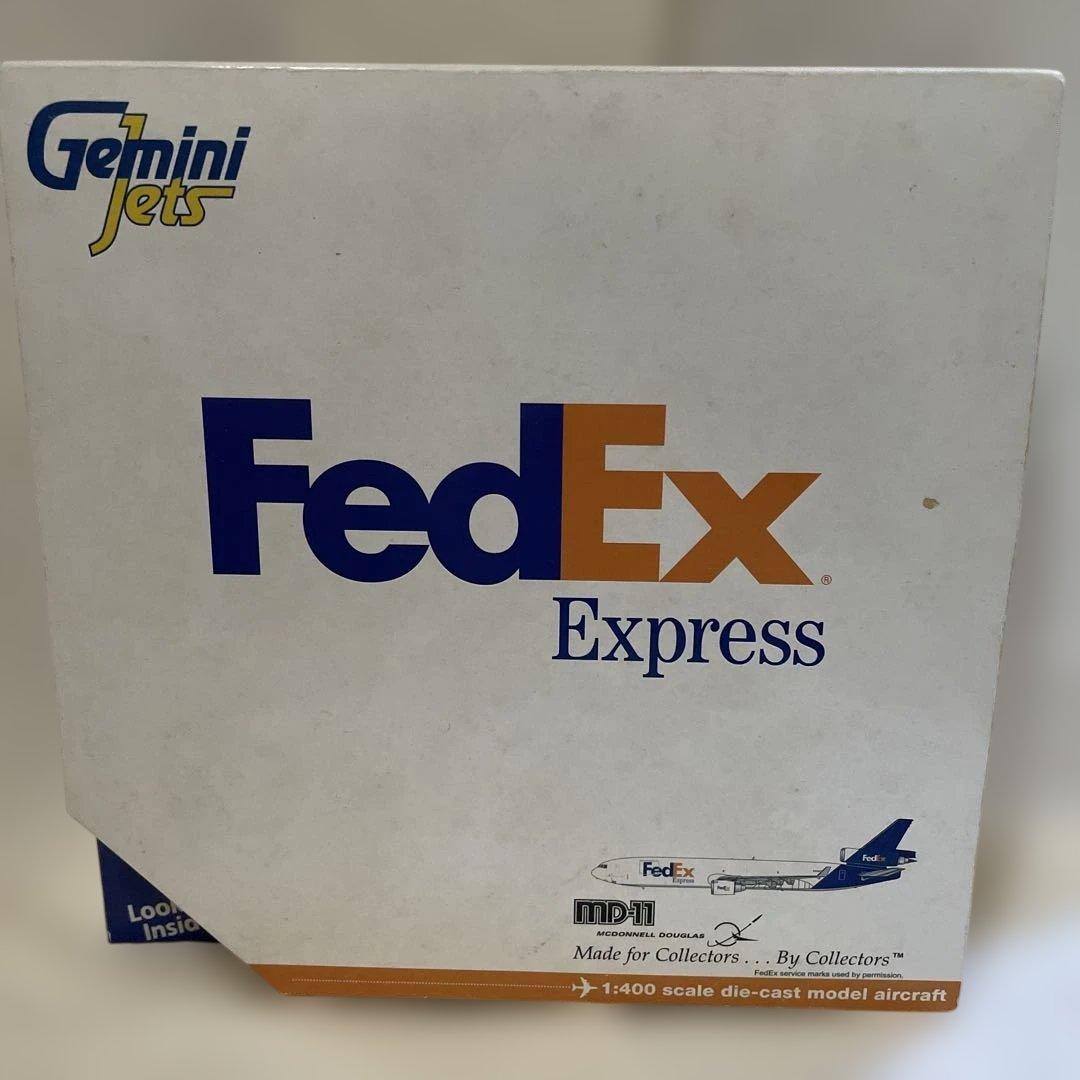【希少！非売品FedEx MD-11 模型 1:400 ダイキャスト製／箱付き】