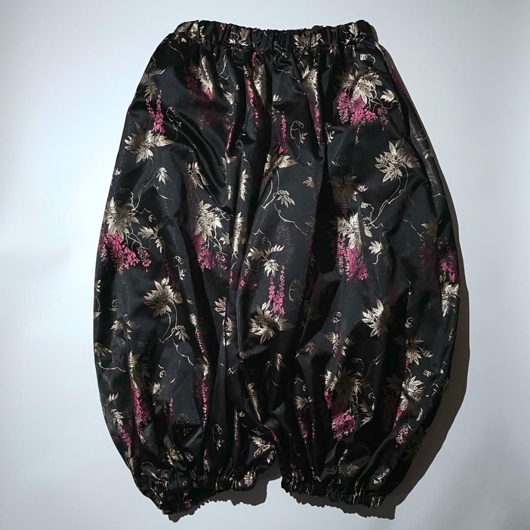 25ss COMME des GARCONS コムコム 刺繍花柄バルーンパンツ