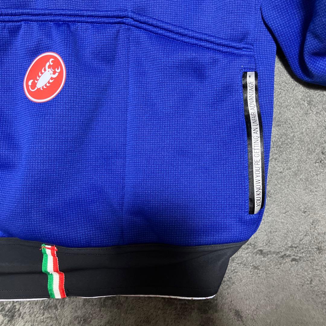 CASTELLI サイクルジャージ Lサイズ 青