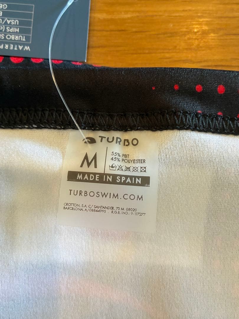 【新品】Turboメンズ水球用水着、Japanロゴ、Mサイズ