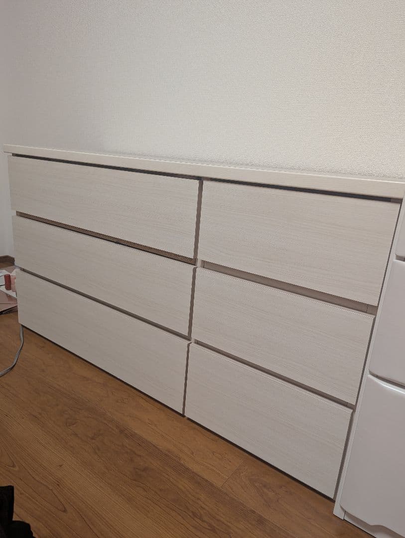 ニトリ ローチェスト エレアK 120 WH 3段