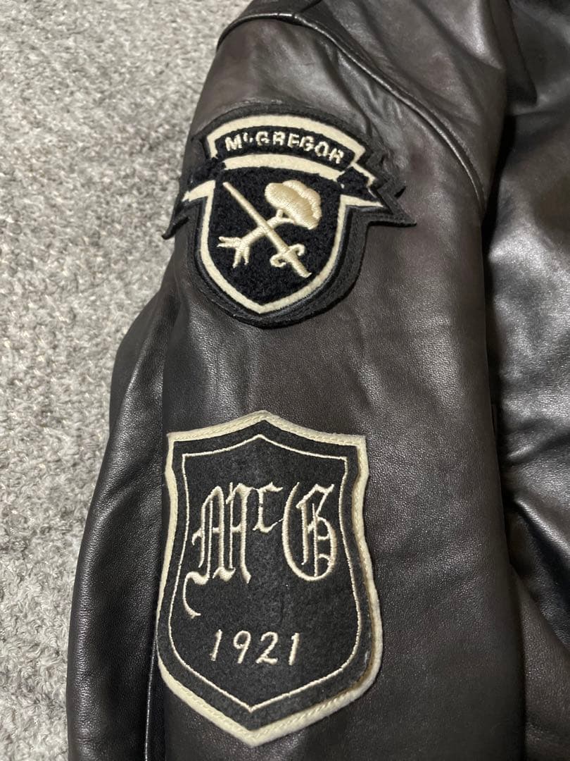 マックレガー スタジャン 革ジャン