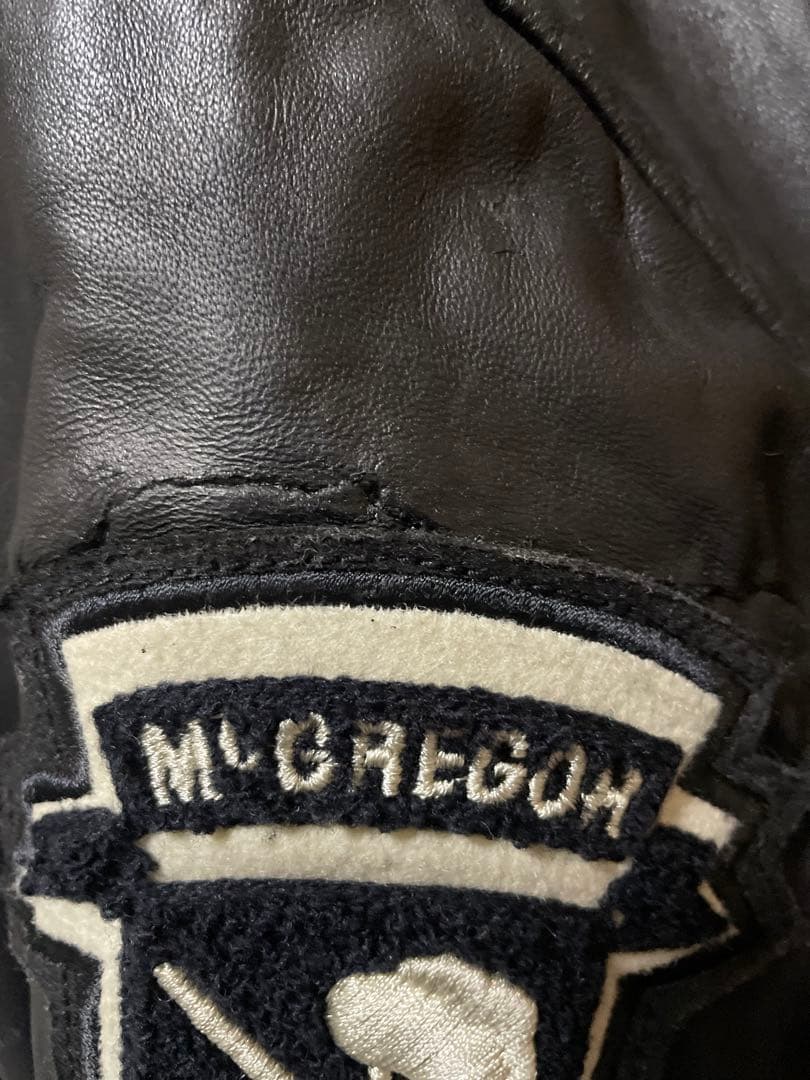 マックレガー スタジャン 革ジャン