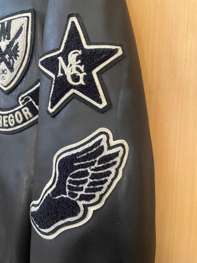 マックレガー スタジャン 革ジャン