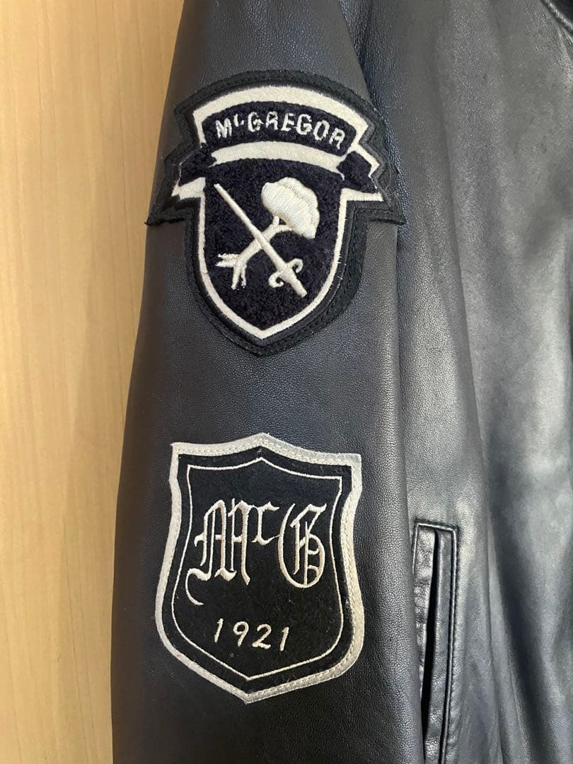 マックレガー スタジャン 革ジャン