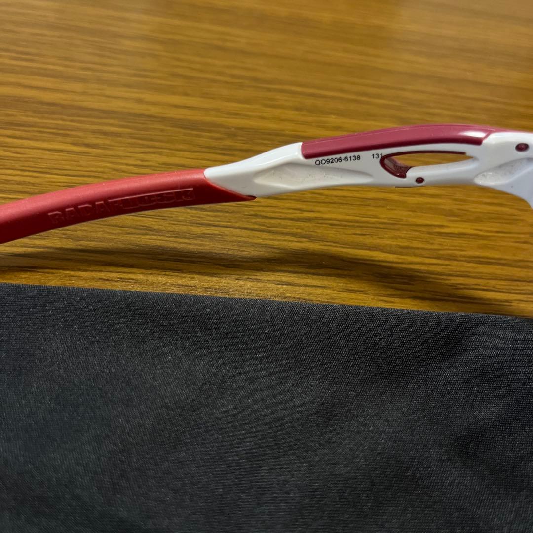 Oakley オークリー スポーツサングラス ホワイト/レッド 楽天イーグルス