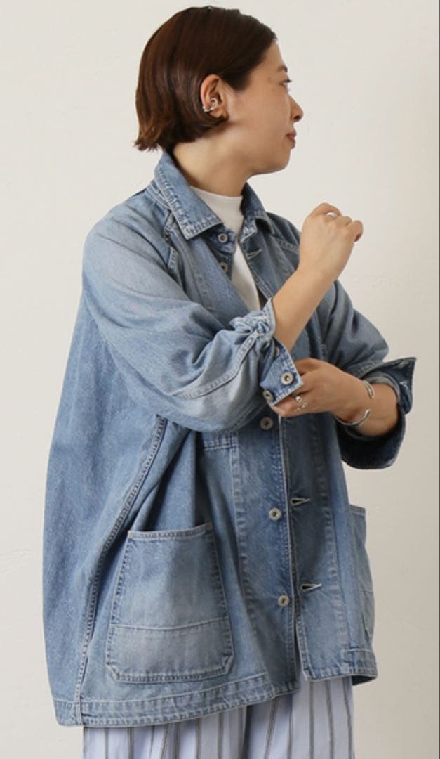 ジャーナルスタンダードラックス 10ozデニムカバーオール