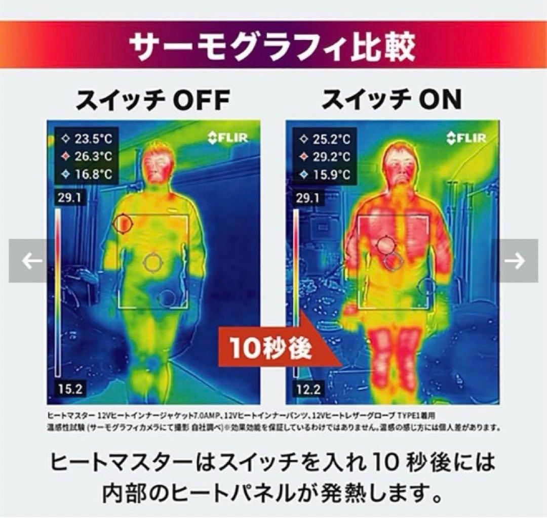 【新品未使用】12V Heat Inner JacketスポーツタイプXLサイズ