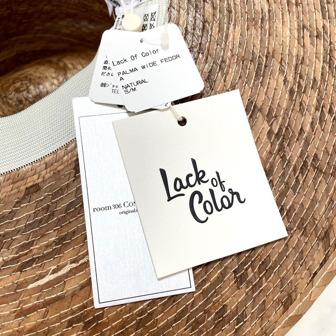 未使用タグ付き ラックオブカラー Fedora 麦わら帽子 中折れハット S/M