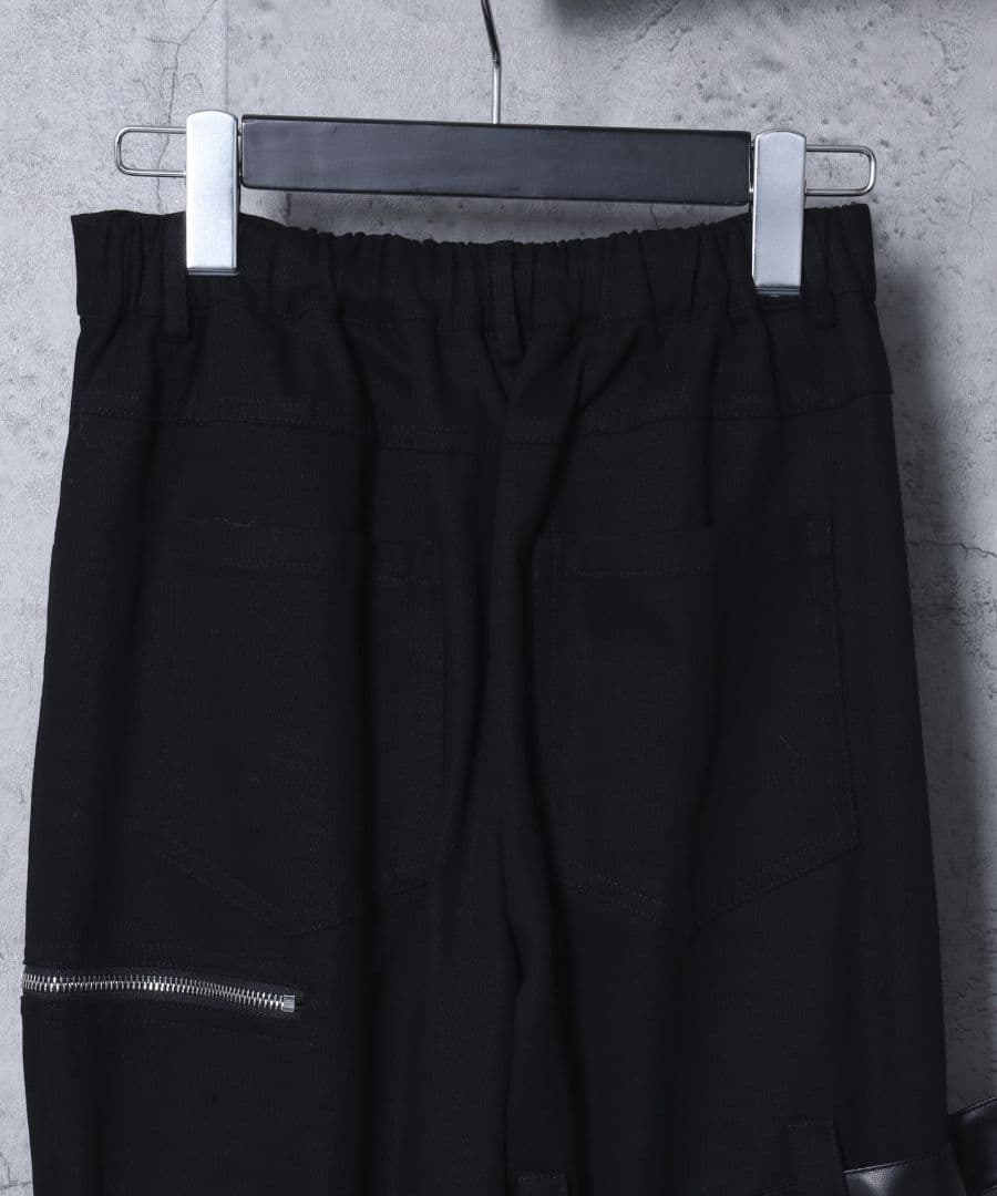 【hana】Amilige サスペンダーベルトZIPパンツ S