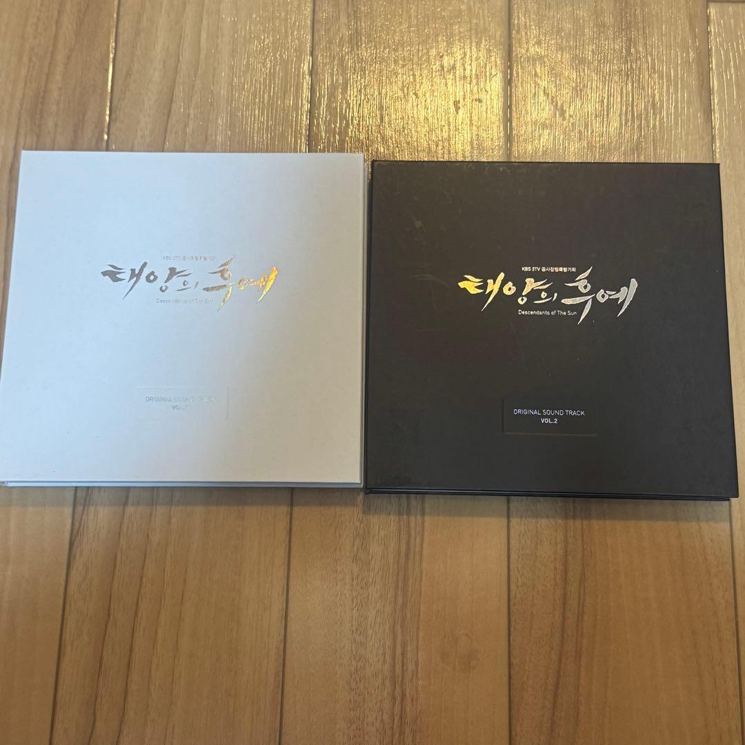 太陽の末裔 OST CD vol.1・2 韓国盤 トレカ付 サウンドトラック