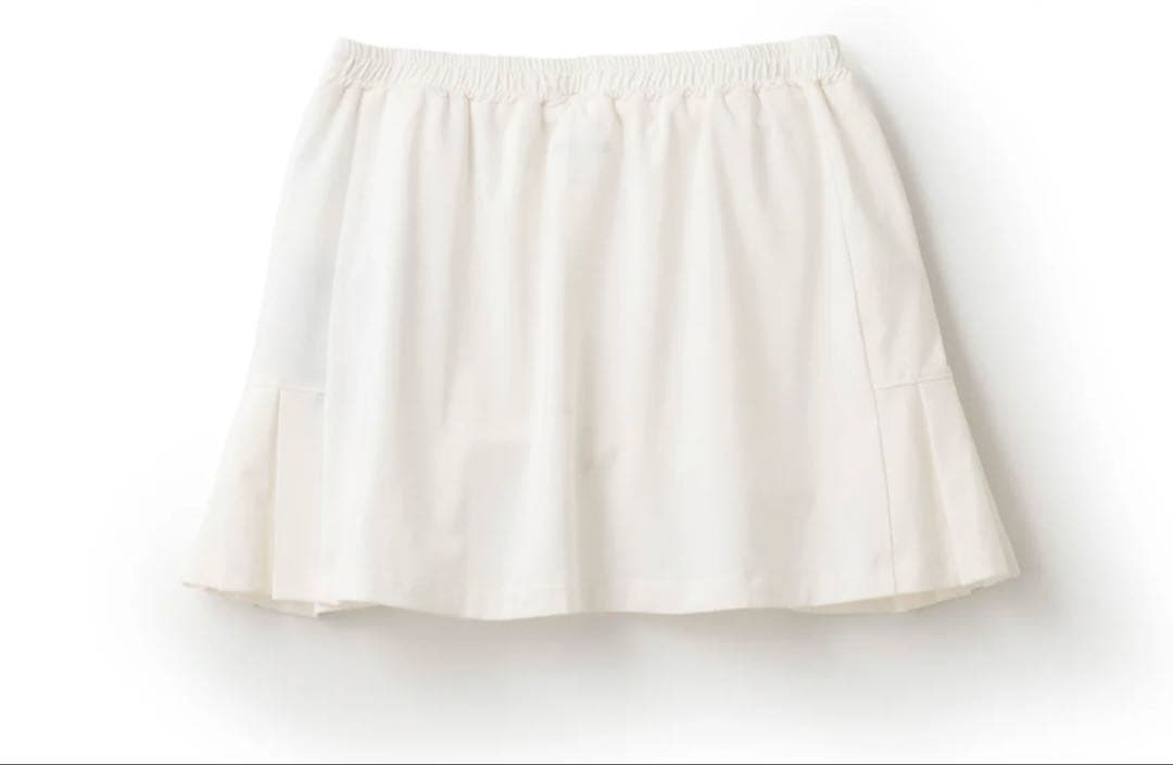 【新品タグ付き 】Admiral テニスウェアプリーツスカート ホワイト