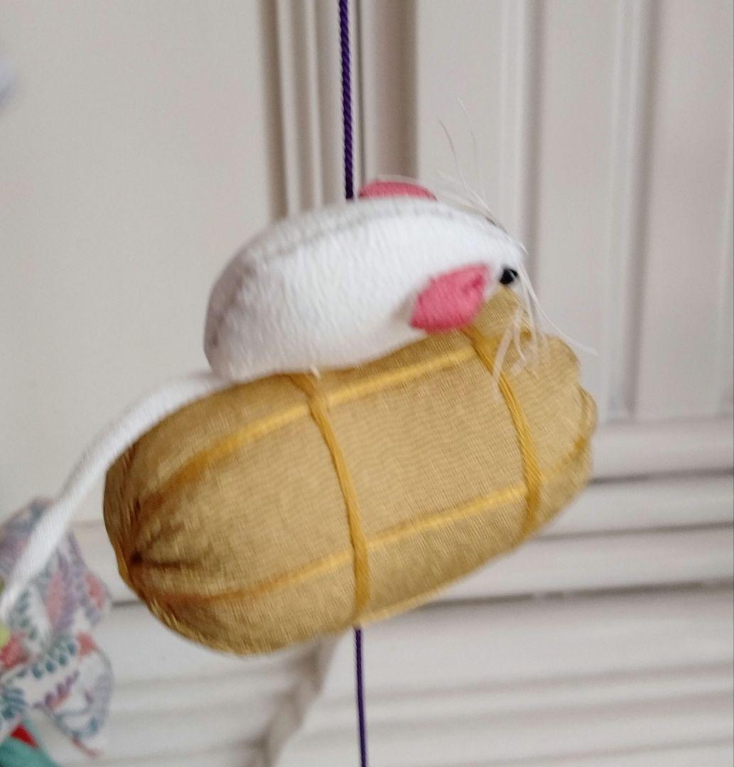 吊るし飾り　人気の紫色　ひな祭り　ハンドメイド　吊るし雛　ちりめん細工