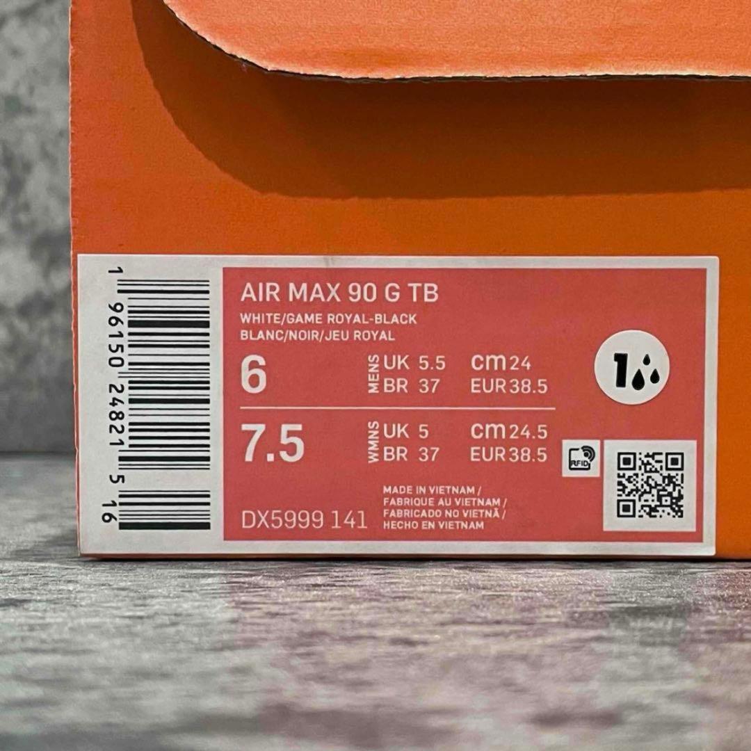 NIKE AIR MAX 90 G 青 24.5 ナイキ エアマックス　ゴルフ