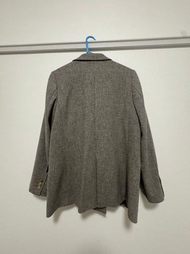 【美品✨】green label relaxingメランジツイルダブルジャケット