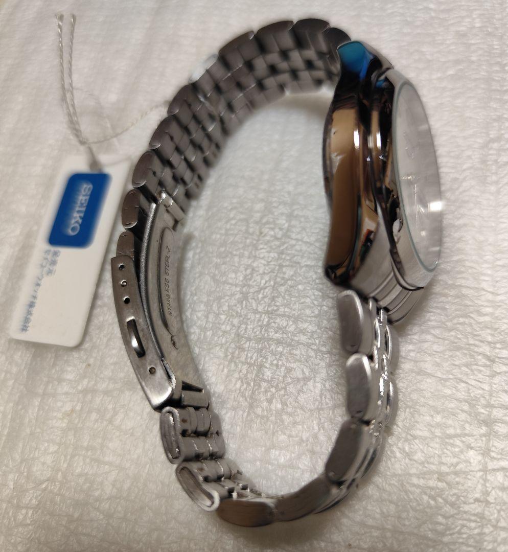 SEIKO 5 自動巻き時計 シルバー