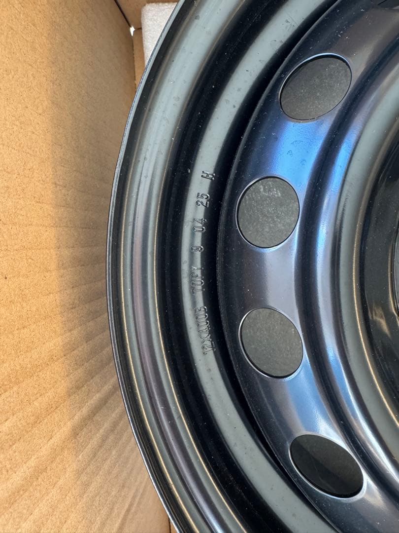 M*a様 ダイハツ純正　新車外し　12インチ鉄ホイール　4本セット