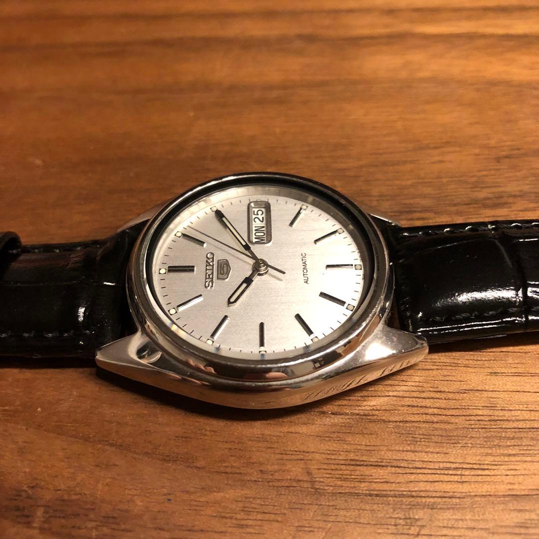 【SEIKO】セイコー5 シルバー文字盤