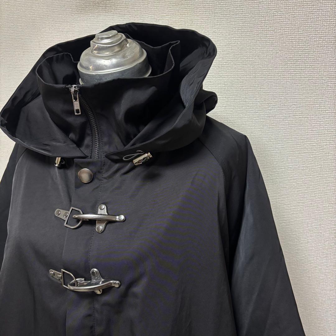 美品■Deorart■ファイヤーマン バックル フード付 マントコート フード