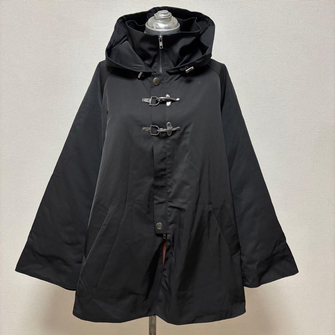 美品■Deorart■ファイヤーマン バックル フード付 マントコート フード