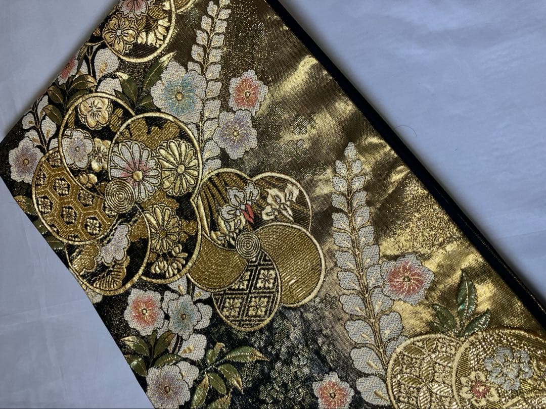 袋帯 桜 梅 藤 菊 杜若 辻が花 松 花紋 成人式