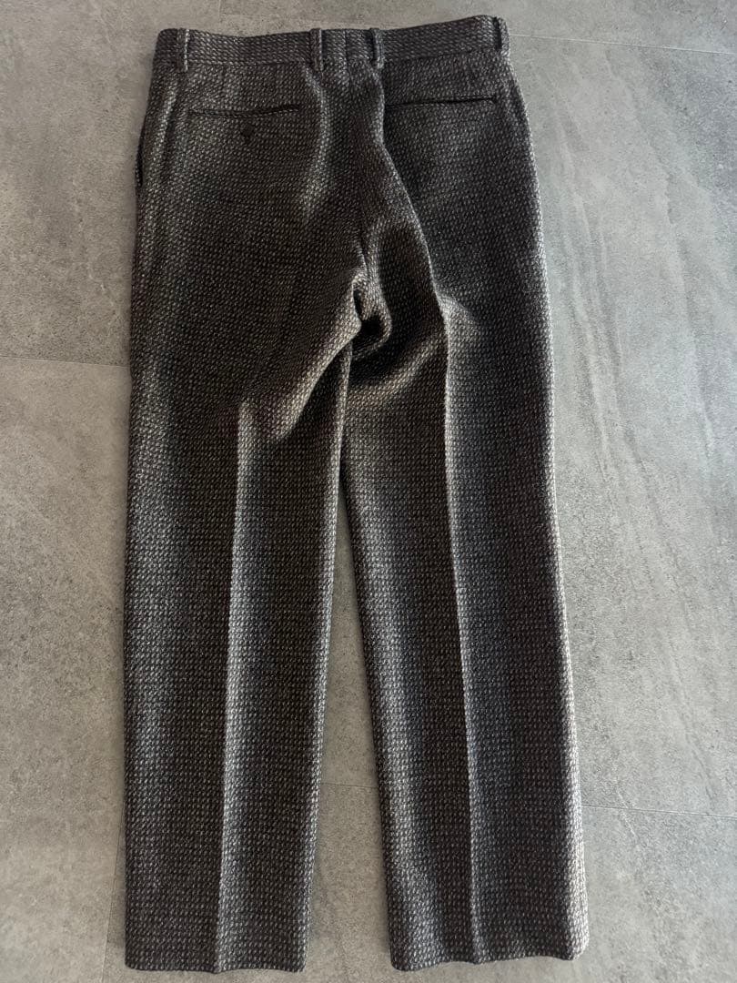 パンツ AURALEE ALPACA WOOL SILK TWEED SLACKS