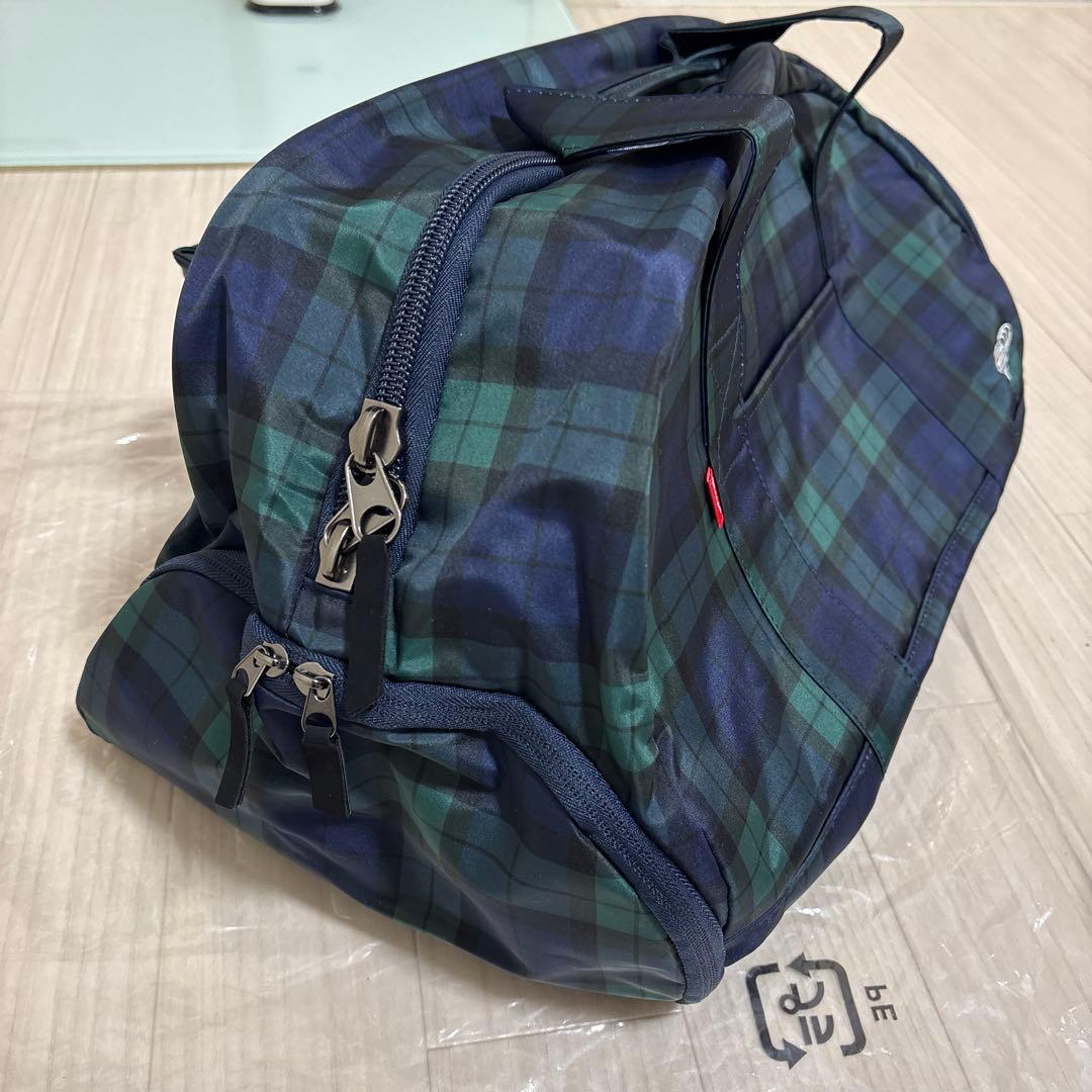 土日限定価格【BEAMS GOLF】シューズケース付き ボストンバッグ