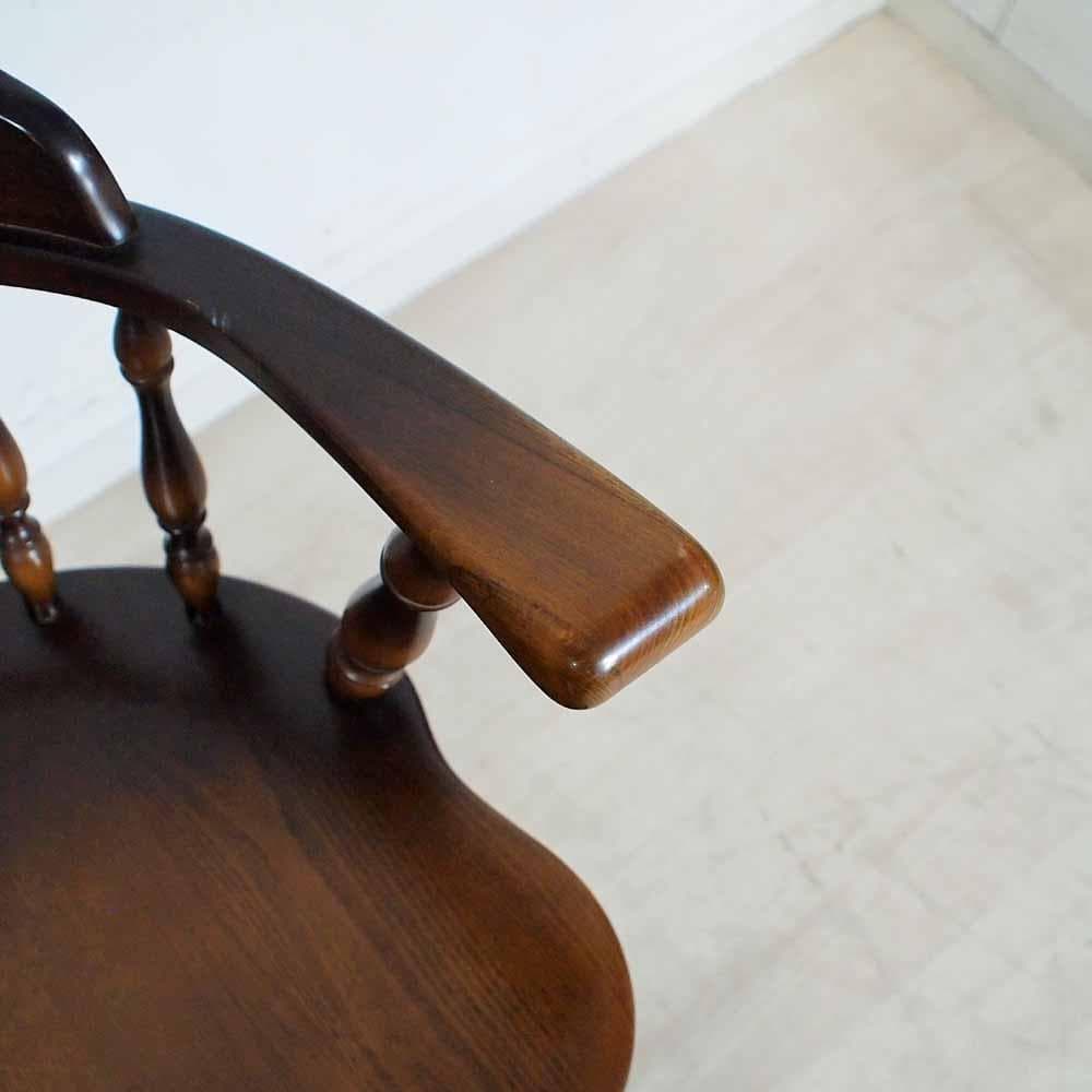 飛騨産業 キツツキ 穂高 キャプテンチェア C アームチェア ZR24383