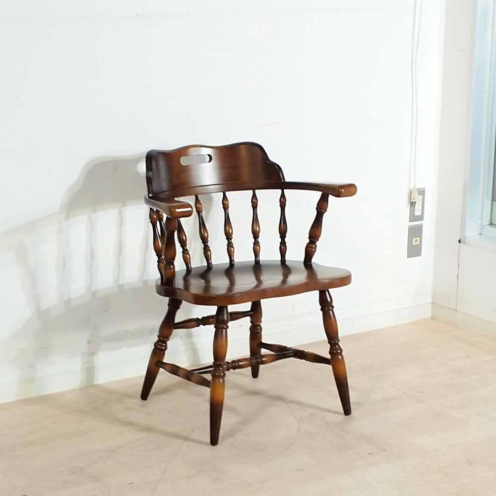 飛騨産業 キツツキ 穂高 キャプテンチェア C アームチェア ZR24383