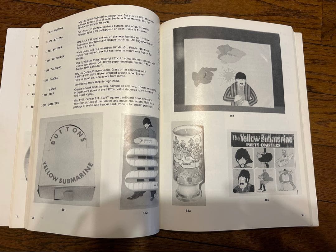 BEATLES コレクタブル プライス リスト