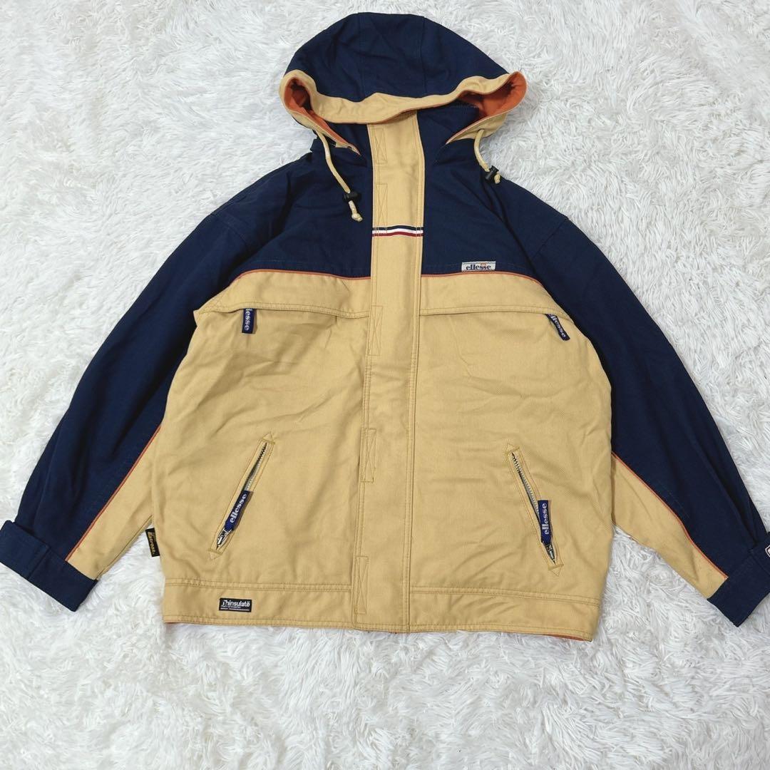 【563】ellesse スキーウェア　セットアップ ゴールドウィン