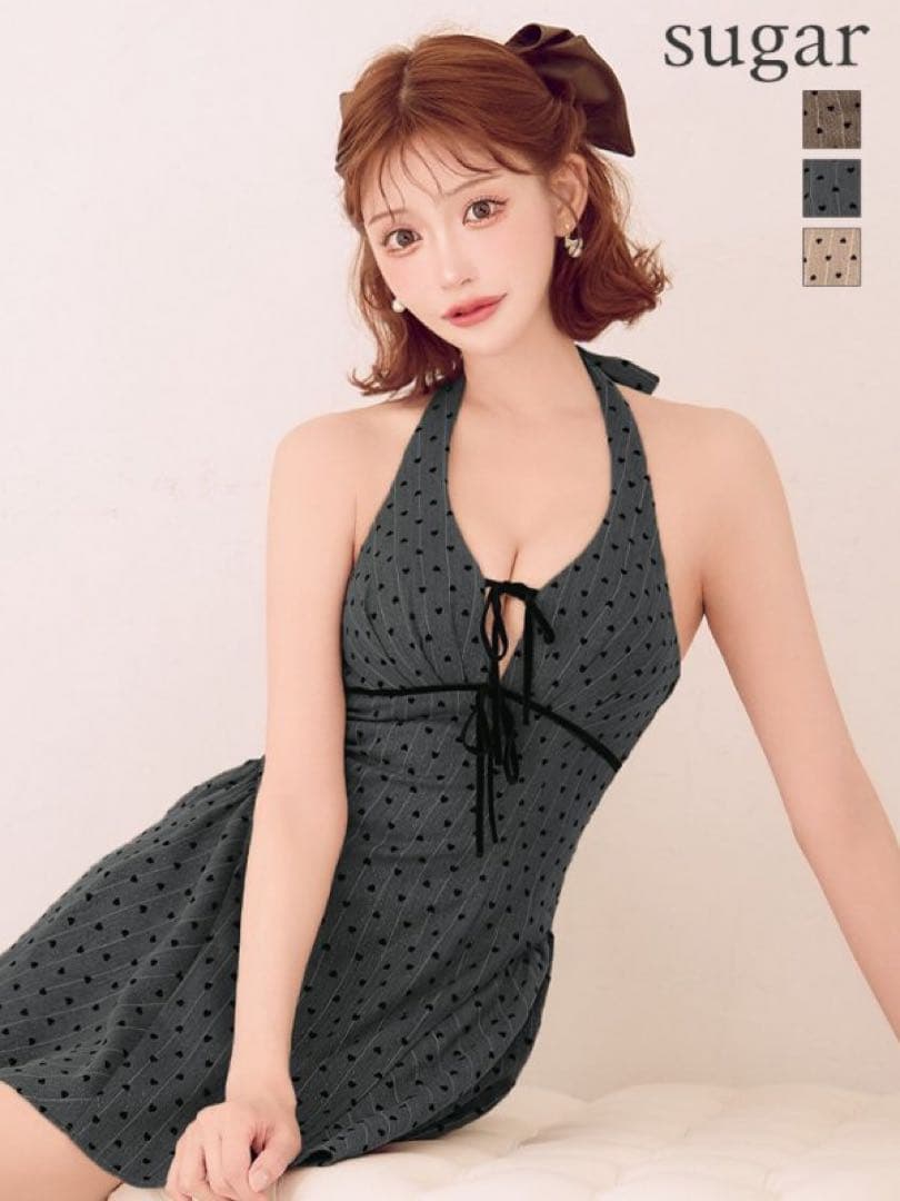 【ANGEL R】Vカット/ バストリボン/ ハート/ フレア