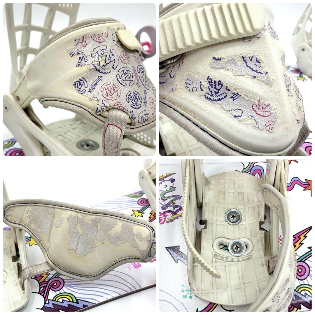 90cm K2 LIL KANDI キッズ スノーボード 3点セット 可愛い 白