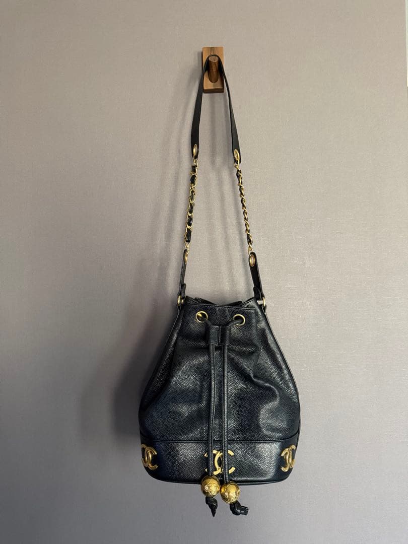 CHANEL ヴィンテージ巾着バッグ