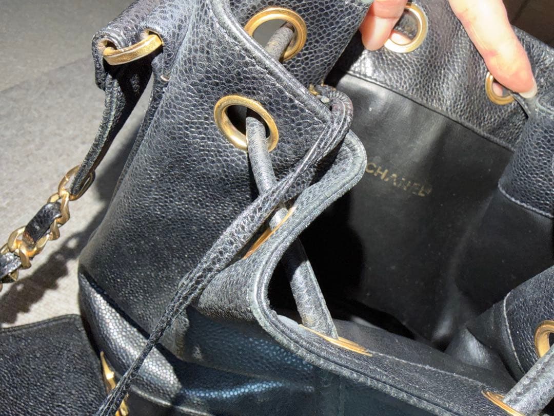 CHANEL ヴィンテージ巾着バッグ