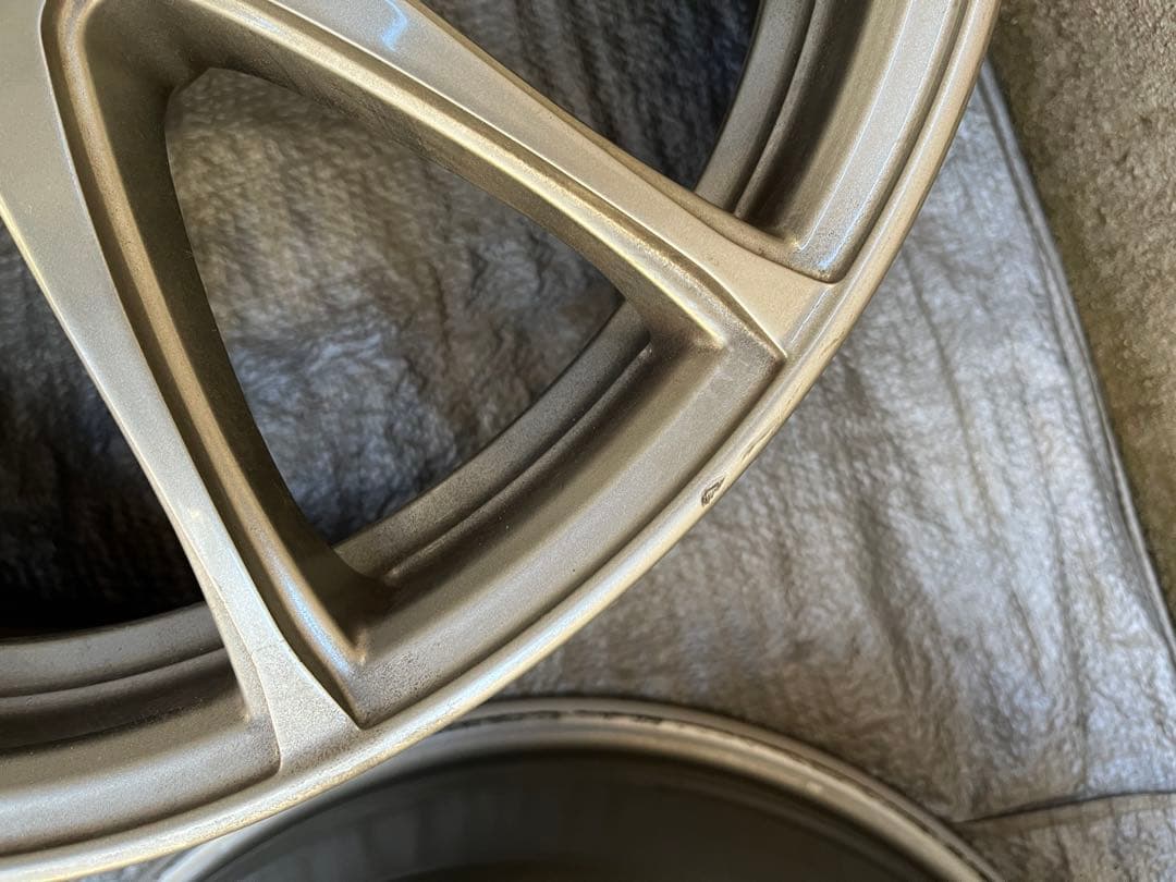 国産車17インチ 7J17 5/114 +38 ウェッズ製　アルミホイール1台分