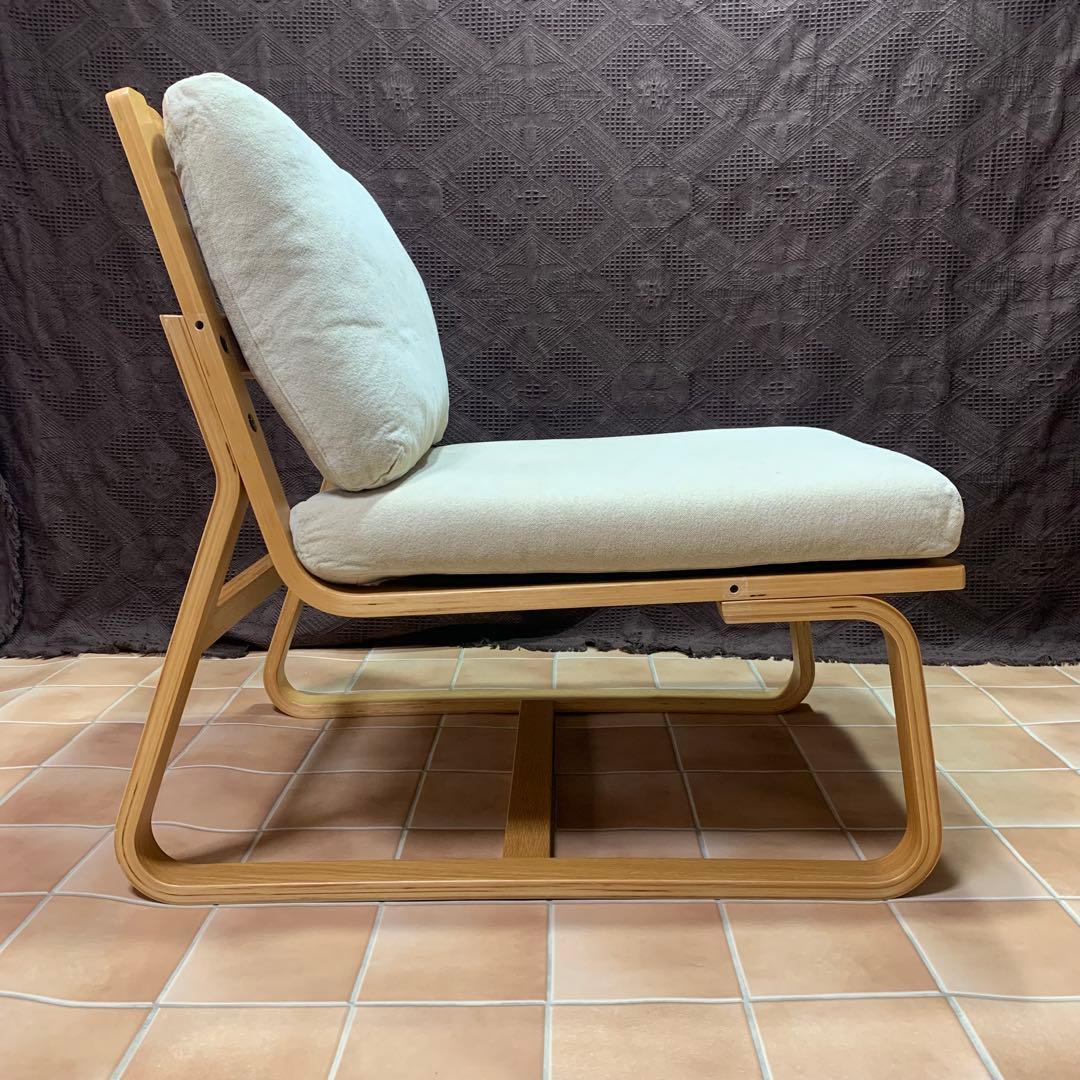 MUJI 無印良品 リビングでもダイニングでもつかえるソファチェア オーク材