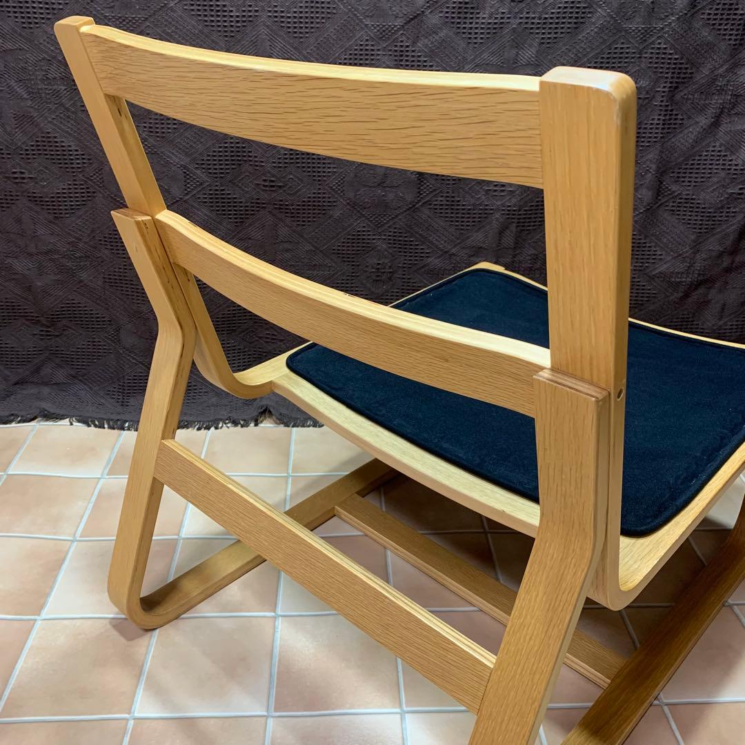 MUJI 無印良品 リビングでもダイニングでもつかえるソファチェア オーク材