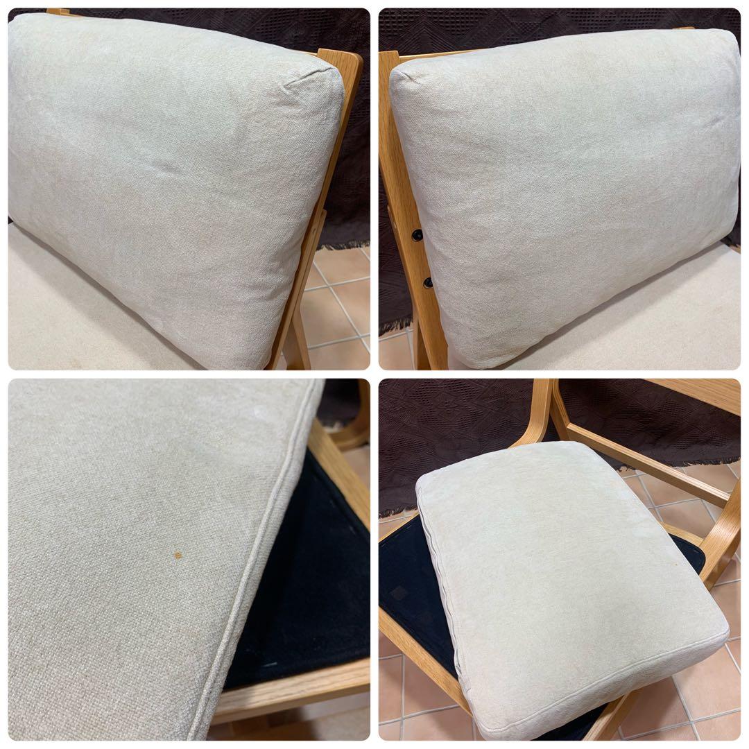 MUJI 無印良品 リビングでもダイニングでもつかえるソファチェア オーク材