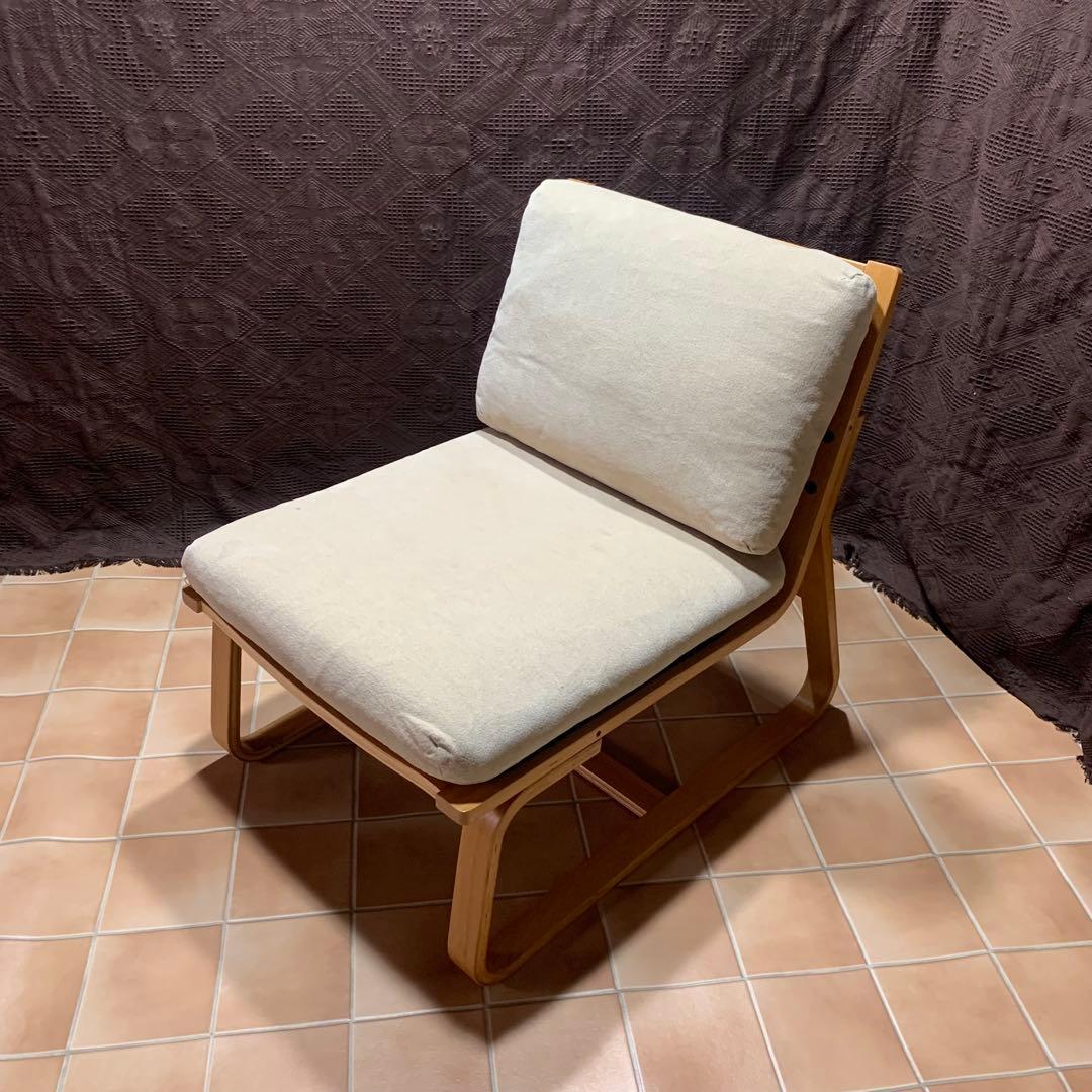 MUJI 無印良品 リビングでもダイニングでもつかえるソファチェア オーク材