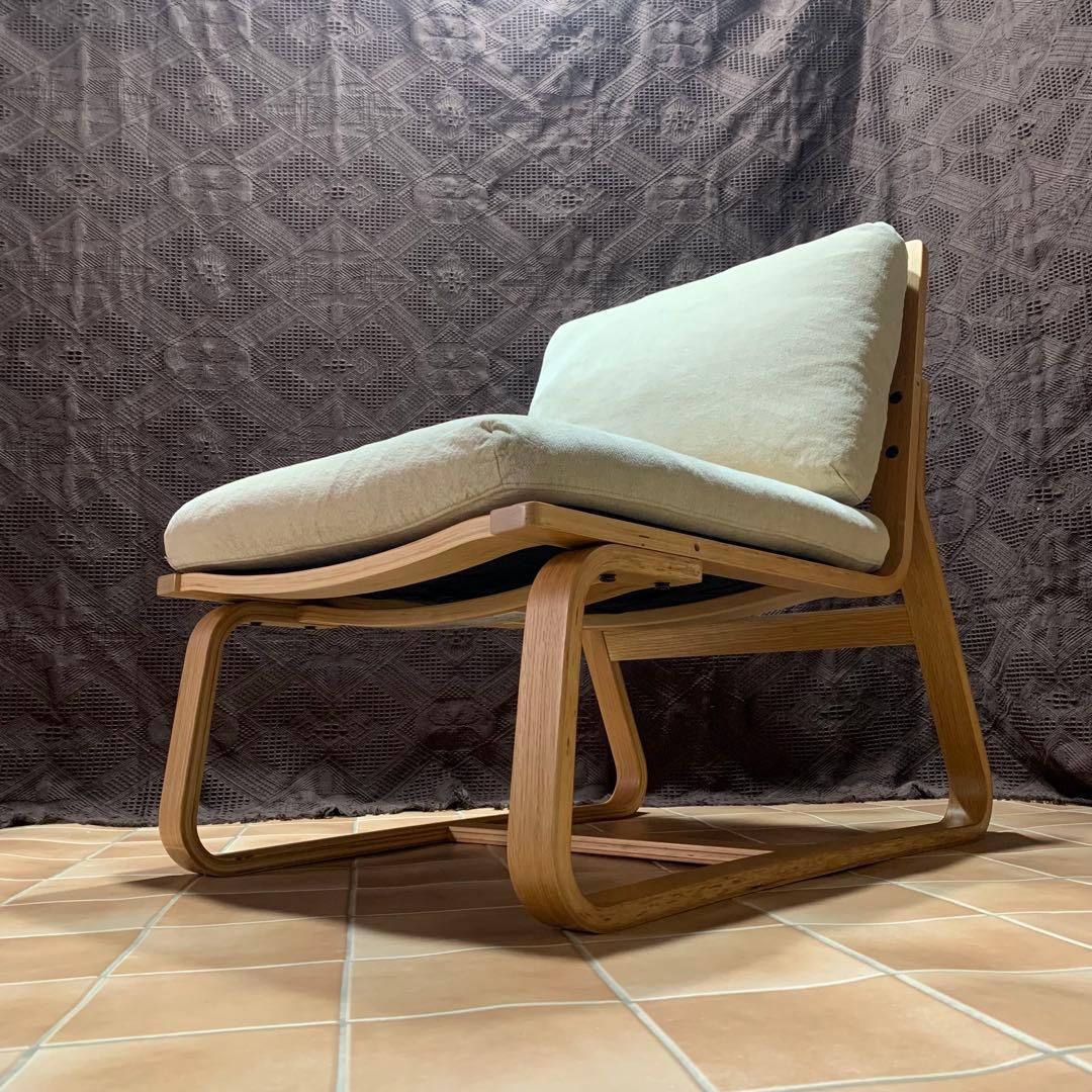 MUJI 無印良品 リビングでもダイニングでもつかえるソファチェア オーク材