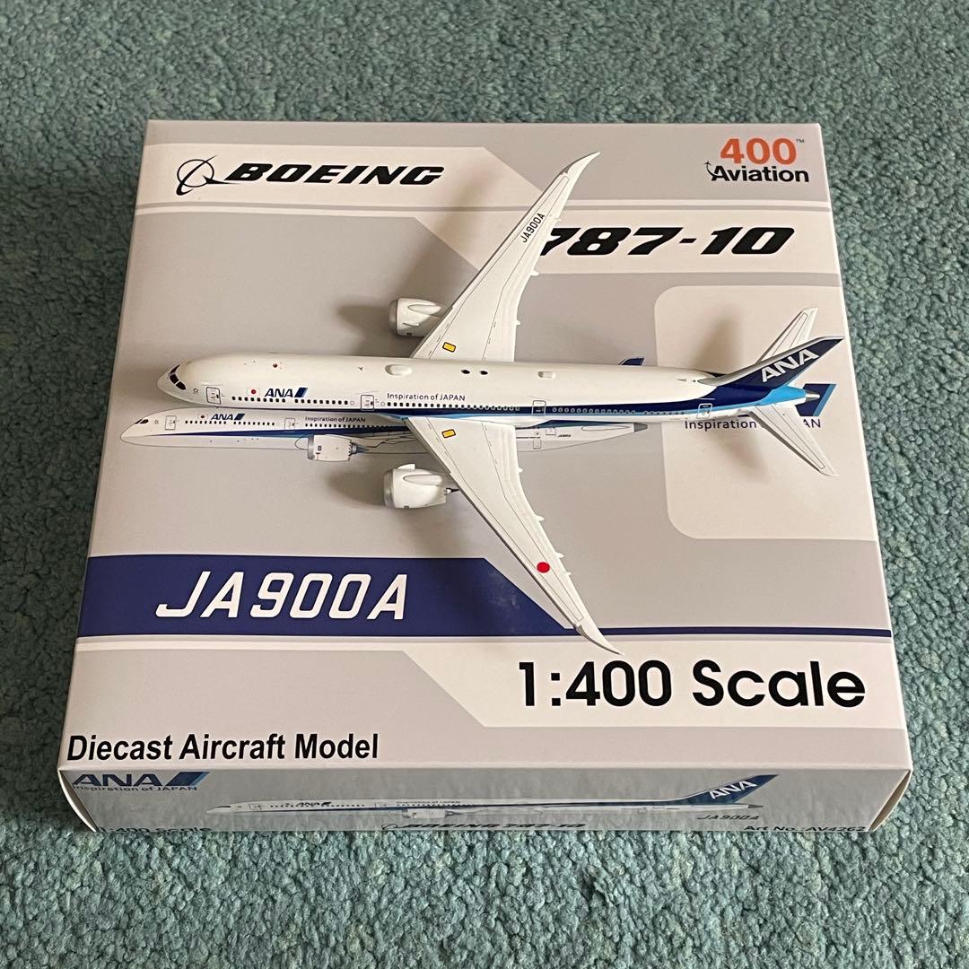 ANA 787-10 全日空 JA900A av スタンド付き 1:400