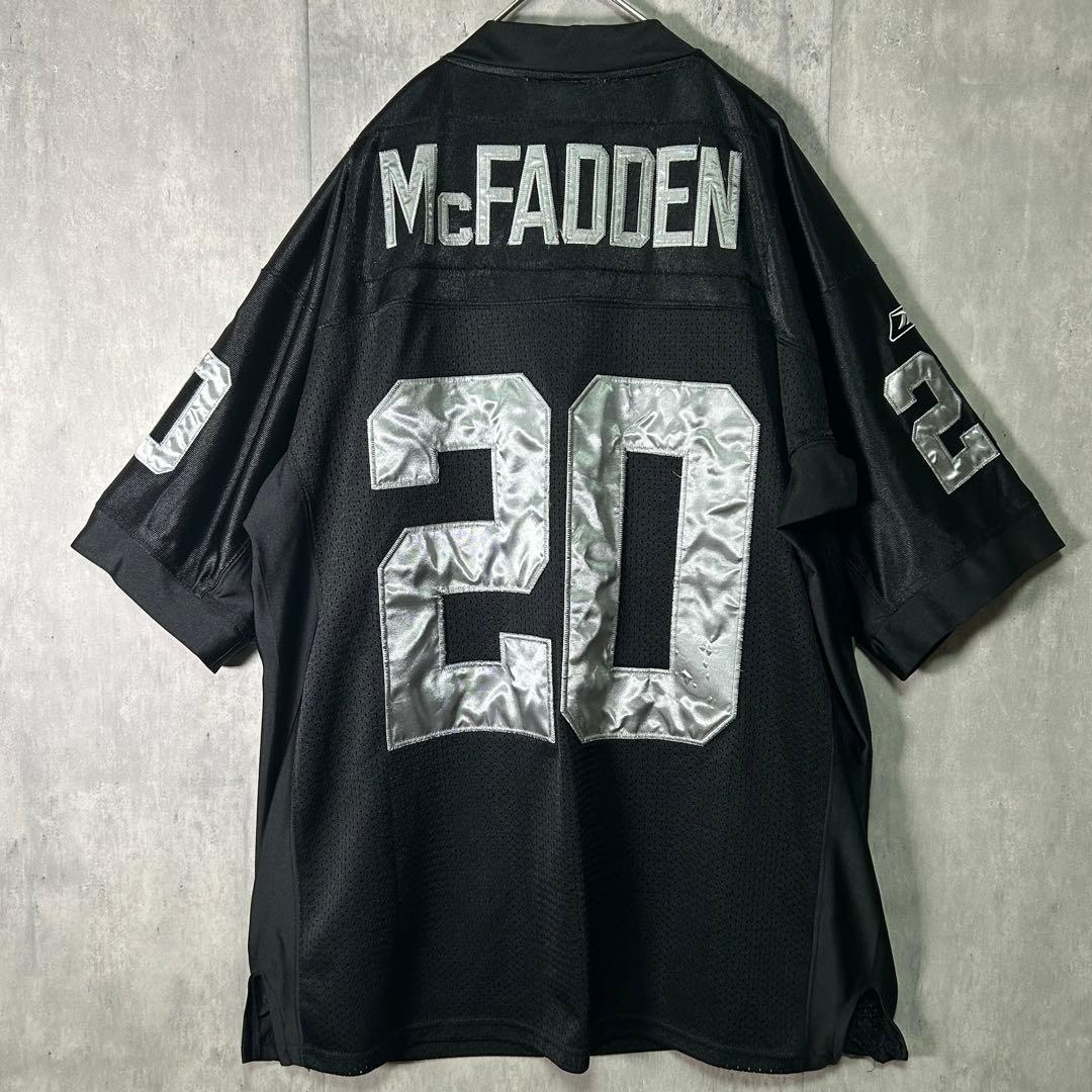 Reebok NFL Raiders Mcfadden #20 ゲームシャツ