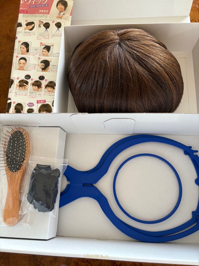 新品！坂巻哲也 ヘアコサージュ フルウィッグ スイートショート