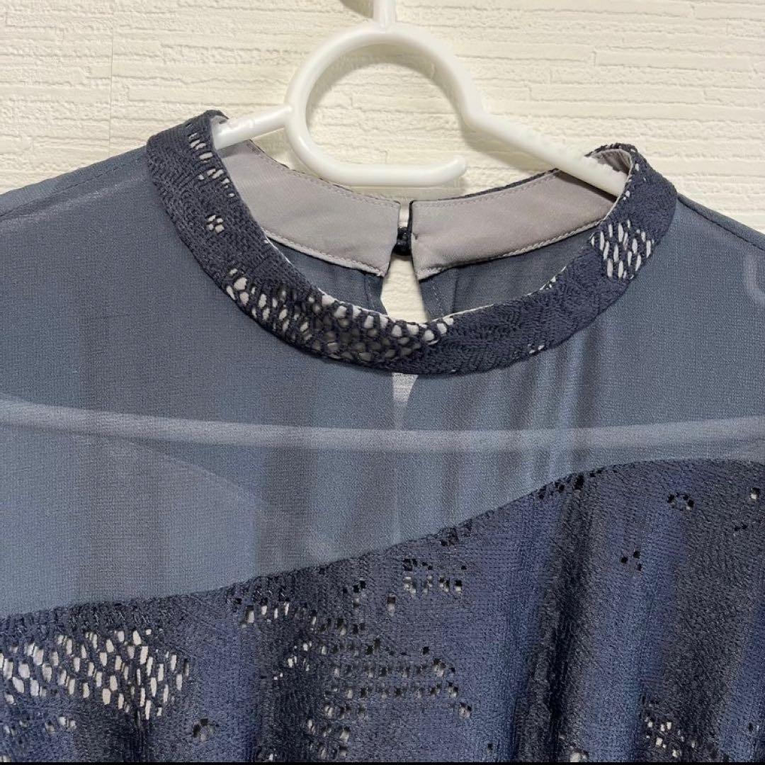 niana アシンメトリータックドレス チャコールアンドレスド【お値下げ交渉可】