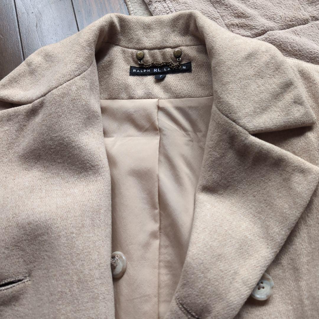 Ralph Lauren ベージュ ダブルブレスト ロングコート サイズ7