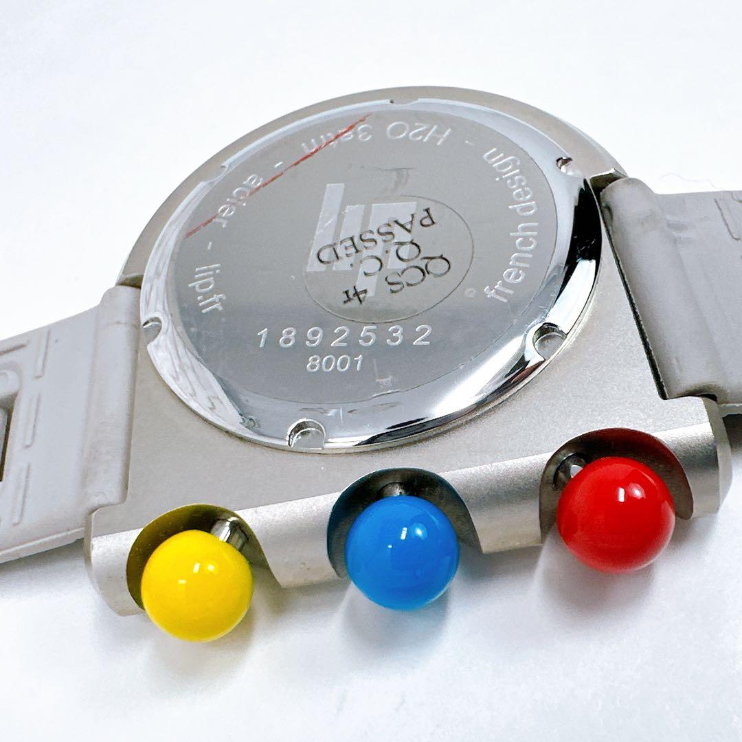 稼働lip リップ マッハ2000 腕時計 クロノグラフ クォーツ ラバーベルト