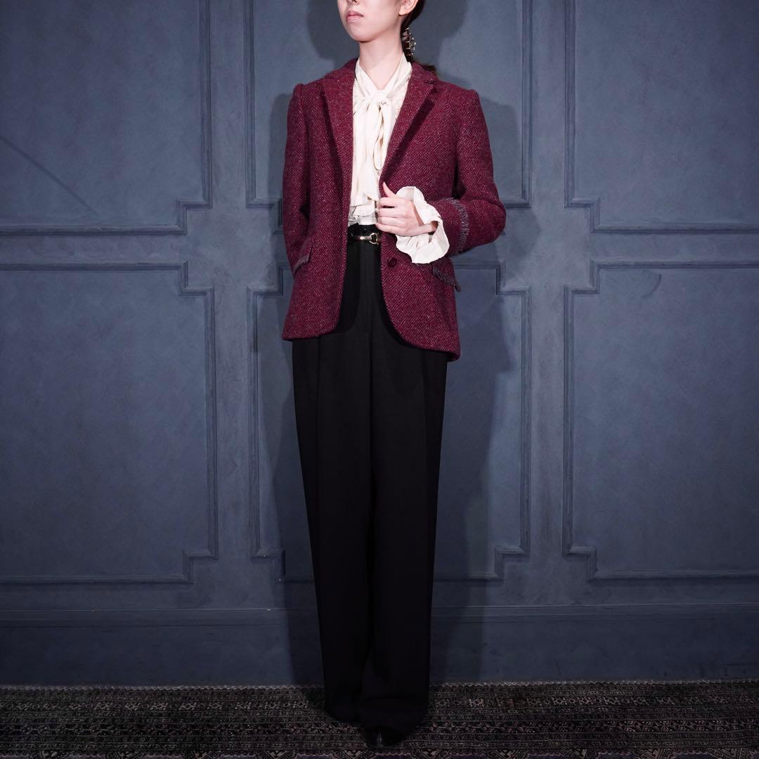 Christian Dior ディオールネップツイードテーラードジャケット